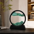 thumbnail image 4 of Aonerit 7in Moving Sand Art Hourglass, Dynamic Sandscape Picture Decor, High End Home Decoration, Wine Cabinet Office, 4 of 7