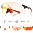 thumbnail image 1 of Gafas de sol deportivas fotocrómicas sin marco para hombres y mujeres, protección uv400 para conducir, 1 of 4
