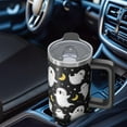 thumbnail image 5 of Halloween Tumbler 30 oz with Handle and Straw Skeleton Ghost Candy Tumbler Halloween Gifts for Women Insulated Mug, 5 of 5