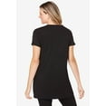 thumbnail image 2 of Dreams & Co. Plus Size Soft Pj Tunic Tee, 2 of 6