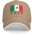 thumbnail image 1 of Mexico Cup26 hat Mexican Flag Soccer Football Supporters Baseball Cap, 1 of 6