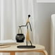 thumbnail image 5 of Estatuilla de candeliere decorativo, adorno artístico hecho , soporte de hierro, centro de para , decoración de de comedor, Cuerda A, 5 of 9