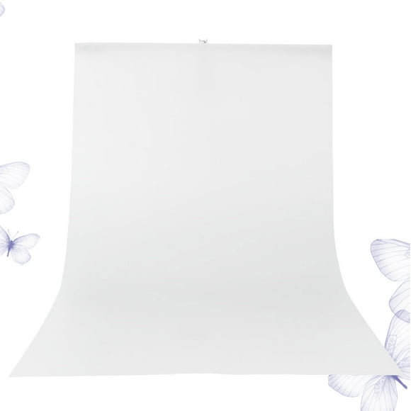 UPGRATOR White Photo Backdrop PVC Background Plate Waterproof Background Backdrop for Photoshoot 1Pack