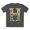 Charcoal, variant on Letter H Graphic Design Tee Unisex 100 Cotton With Antique Gold Letters Artwork T-Shirt