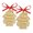 Beige, variant on Darling Souvenir Made With Love Home Sweet Home Personalized Wood Ornament Housewarming Gift Christmas Tree Decoration Pack of 2