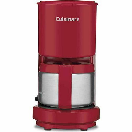 Cuisinart Dcc450r 4 Cup Coffeemaker With Stainless Steel Carafe Red Cuisinart Dcc450r 4 Cup Coffeemaker With Stainless Steel Carafe Red