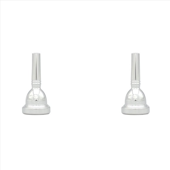 2X Boquilla de Cobre de Trombon Alto 6.5Al Plata