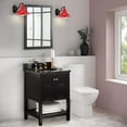 thumbnail image 3 of CHLOE Ironclad Industrial 1 Light Matte Black Indoor Wall Sconce 8" Wide, 3 of 13