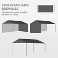 thumbnail image 4 of 10x13ft Party Tent Wedding Gazebo Outdoor Waterproof PE Canopy Shade, 4 of 10