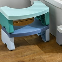 IDEANATEGRATE Stepping Stool Green Load Bearing 1Pcs 15.52X8.45X6.88in