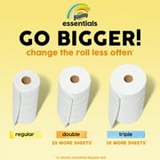 Bounty Essentials Select-A-Size Paper Towels, Double Rolls, White, 108 Sheets Per Roll, 2 Count
