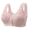 Light Purple, variant on Fulorrnie Bras for Women Comfort Wirefree Supportive Back Smoothing Seamless Front Closure Bralette Moisture Wicking Bra Beige XXL