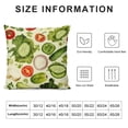 thumbnail image 5 of SHANXI Double-Sided Fruit Printed Design Farmhouse Decorative Pillow Cases, Square Short Plush Cushion Covers for Sofa Couch Car Bedroom Home Decor 12x12in, 5 of 5