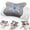 Gray, variant on Molbox Cervical Neck Pillows,Ergonomic Memory Foam Bed Pillow, Neck Support & Shoulder Pain Relief for Side Back Stomach Sleepers White