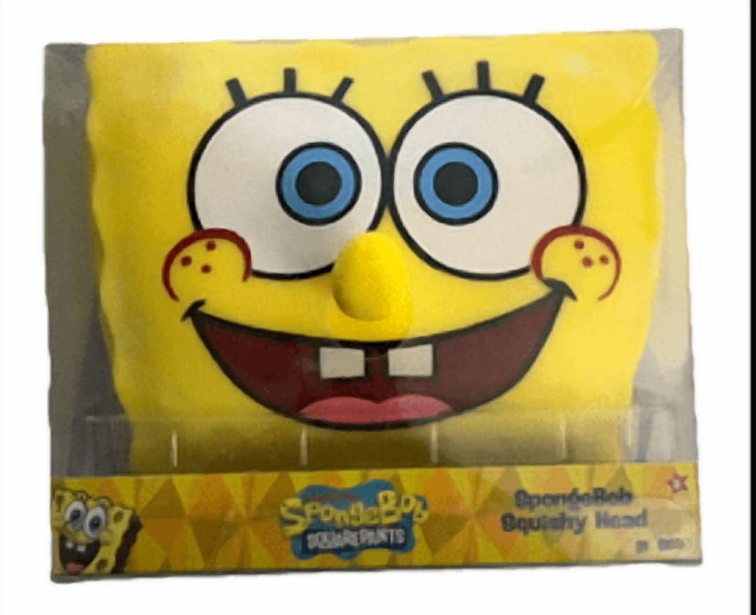SpongeBob SquarePants Squishy Head Figurine 4in Height