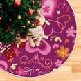 thumbnail image 5 of Coolnut Valentine's&nbsp;Day Love Heart&nbsp;Tree&nbsp;Skirt Double&nbsp;Layers Xmas Tree Skirts, Valentine's&nbsp;Day Holiday Party Indoor Outdoor Home Office Ornaments, 48", 5 of 6
