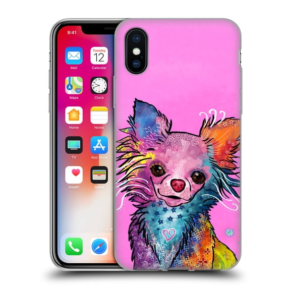 Head Case Designs Officially Licensed Duirwaigh Animals Chihuahua Dog Soft Gel Case Compatible with Apple iPhone X / iPhone XS