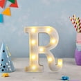 thumbnail image 6 of LED Alphabet Letter Lights for Parties, KT Board Digital Scene Decoration Props, Illuminated Decorative Letters for Birthdays, Weddings, and Kids’ Rooms, Customizable Names and Words, 6 of 6