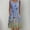 Sky Blue, variant on Patlollav Womens Summer Casual Round Neck Sleeveless Folding with Pocket Print Dresses