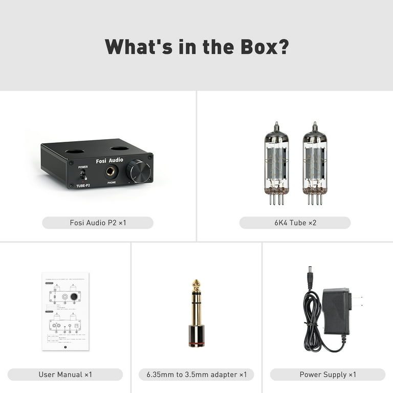 Fosi Audio BOX X1-MM Phono Preamp with AUX Headphone Output