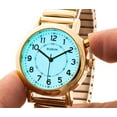 thumbnail image 3 of Blekon Original Light Up Dial Watch for Ladies 33mm Case Push Button Glossy Expansion Band - Analog Watch with Glow in The Dark Dial, Ideal for Everyday and Party Wear, 3 of 8