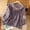 Purple, variant on Womens Shirts 2026 Retro Embroidered 3/4 Sleeve Linen Spring Summer Tshirts Shirts for Women Pink L