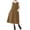 Khaki, variant on Womens Dress Cardigan Button Down Sleeveless Corduroy Dress Vintage Style Soft Comfortable Casual Spring Daily Wear Fashion Dress