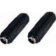 thumbnail image 1 of DC 5.5 x 2.1 mm Power Adapter, Barrel Power DC 2.1 mm x 5.5 mm Female to Female Connector Coupler for CCTV Camera, LED Light, Router (2 Pack/Female), 1 of 5