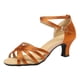 thumbnail image 1 of Zapatos de baile latino, zapatos de baile para mujer adulta, zapatos de baile cuadrados para mujer, zapatos de baile de suela blanda, tacón medio, 1 of 1