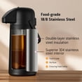 thumbnail image 3 of Dispensador de bebidas térmicas Airpot Coffee Carafe Geouja de 3 litros, 3 of 8