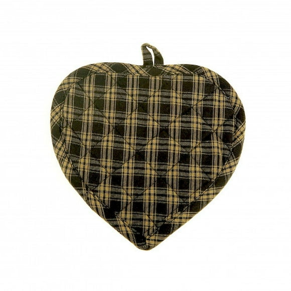 Set Of 2 Cotton Heart Shaped - Salt Pepper Pot Holders