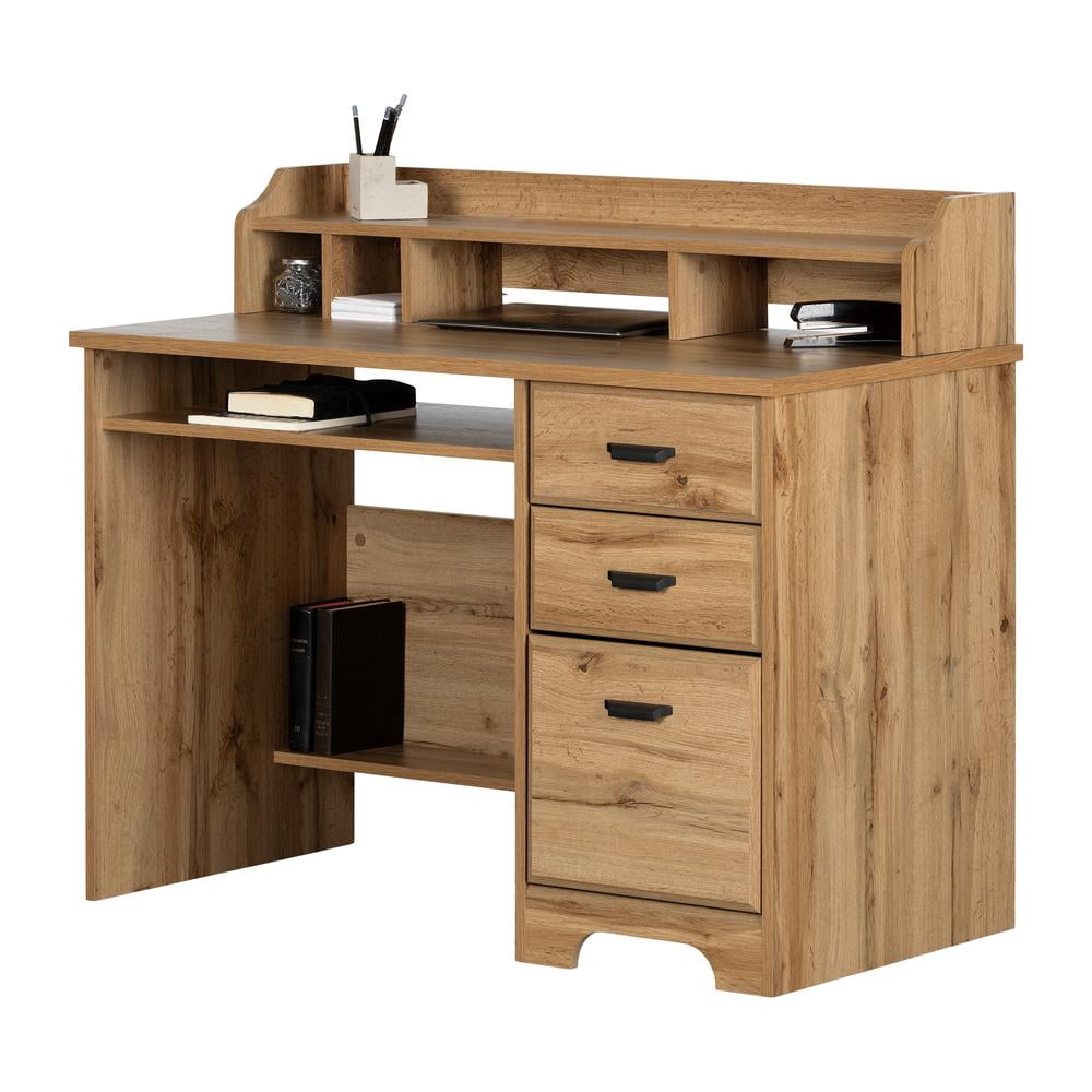 South Shore Versa, Traditional Desk, Medium Desk Brown