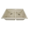 thumbnail image 1 of Nantucket Sinks PR6040-S 60/40 Double Bowl Granite Composite Sink In Sand, 1 of 2