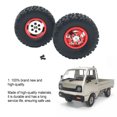 thumbnail image 3 of ZheElen 2x 1/16 Wheel Rims RC Upgrade Part Aluminum Alloy Durable Rc Wheel Rims For WPL C14 RC Car Part RC Car Accessories Black, 3 of 6