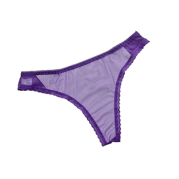 Women's Sexy Thong Ultra-thin Full Transparent Panties Low Waist Sexy Breifs