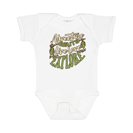 

Inktastic Camping Hiking Trekking Adventure Gift Baby Boy or Baby Girl Bodysuit