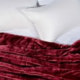 thumbnail image 3 of Vellux Plush Quilted Blanket, Twin, Red, 3 of 10