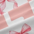 thumbnail image 5 of Erosebridal Cute Coquette Bowknot Curtains Pack of 2 (42x84 Each),Girls Pink L Alphabet Curtains Blackout For Bow Lovers, 5 of 7