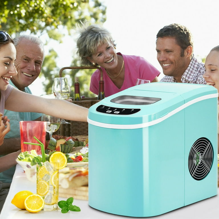 Costway Portable Compact Electric Ice Maker Machine Mini Cube 26lb/Day