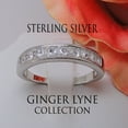 thumbnail image 2 of Georgia Anniversary Band Ring Cz Silver Princess Womens Ginger Lyne Collection, 2 of 5