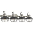 thumbnail image 6 of Quoizel Sandpiper 4-Light 34" Bathroom Vanity Light in Antique Polished Nickel, 6 of 7