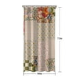 thumbnail image 5 of Pioneer Flower Floral Print Pattern Shower Curtain 36"x72" ,Bathroom Decorative Shower Curtains Set with 12 Hooks,Modern Waterproof Washable Shower Curtain, 5 of 6