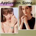 thumbnail image 4 of 1 Box 2 Sets Essential Oil Bracelets Tree of Life Bangle Bracelet with 10Pcs Refill Pads Aromatherapy Diffuser Stainless Steel Adjustable Chain Band Pendant Jewelry for Women Gifts Birthday, 4 of 7