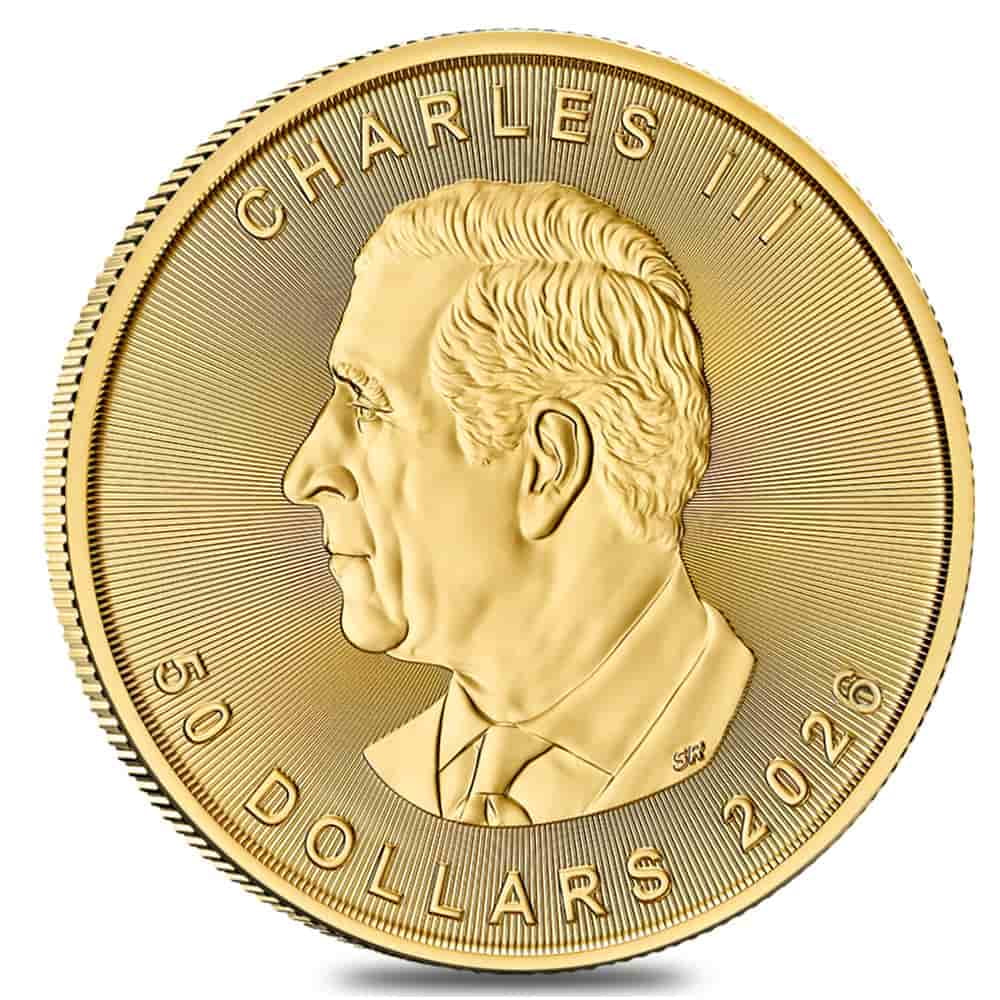 2026 1 oz Canadian Gold Maple Leaf $50 Coin BU