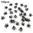 thumbnail image 1 of 100 Pcs Fake Flies Plastic Halloween Simulated Insect Fly Bugs Joke Toys Prank, 1 of 5
