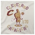 thumbnail image 4 of Men's-Stadium Essentials  Cream Cleveland Cavaliers Number One Oversized T-Shirt, 4 of 4