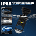 thumbnail image 4 of Lente T9, faro LED para coche H4, faro LED para coche, faro delantero, bombilla para faro LED para coche, 4 of 4