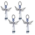 thumbnail image 3 of Blue  Keychain, Multipurpose Amulet Dragonfly  Keychain  For Tote Bag For Belt  For Backpack, 3 of 8