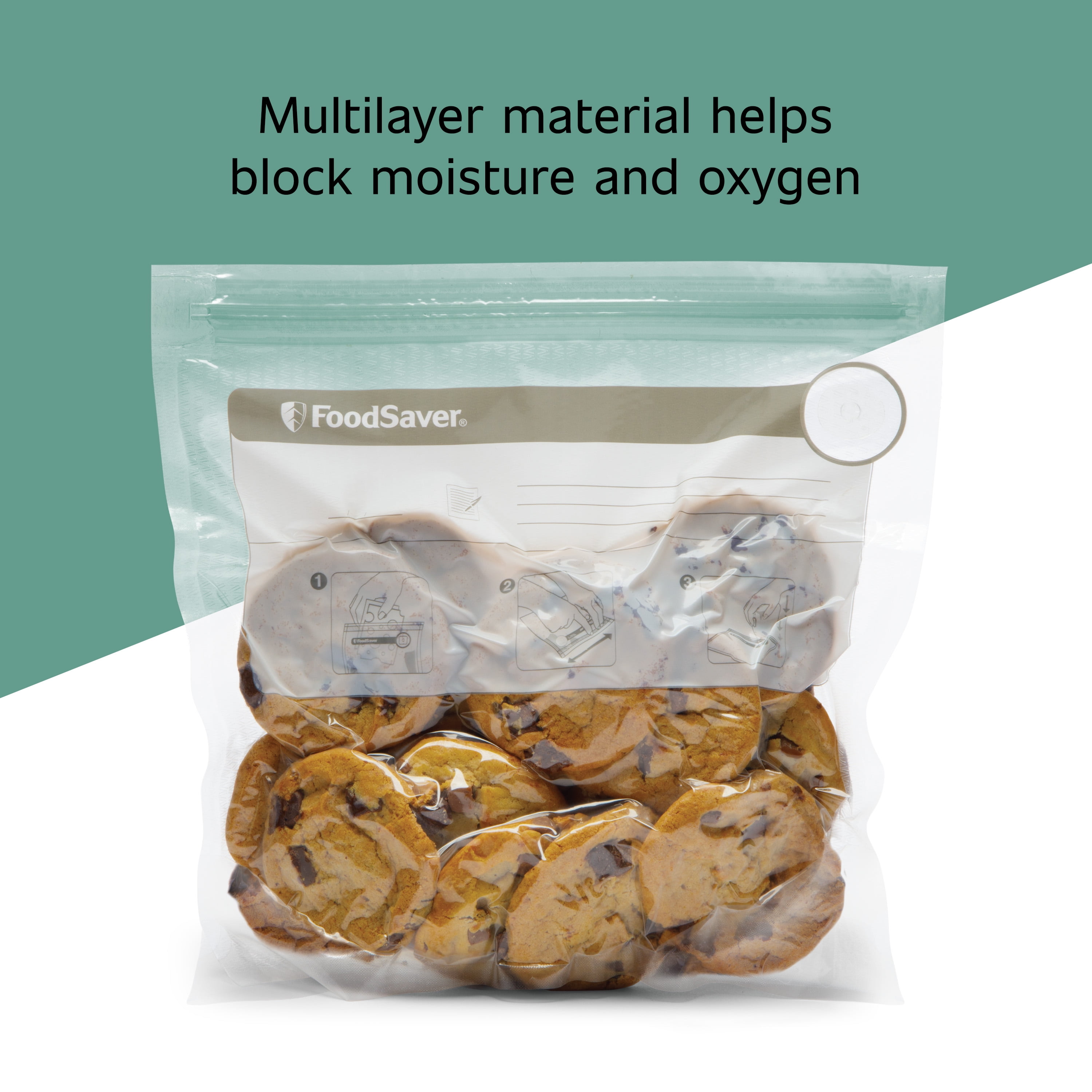 Foodsaver Reusable Gallon Vacuum Zipper Bags - For Use With Foodsaver  Handheld Vacuum Sealers - 8ct : Target