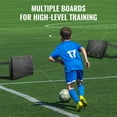 thumbnail image 6 of Vevor ZQHDBHDPE401ECPEMV0 40 x 16 in. Soccer Rebounder Board with 2 Angles Rebound, 6 of 7